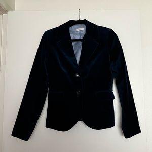 Vintage Chaiken Blue Velvet Blazer
